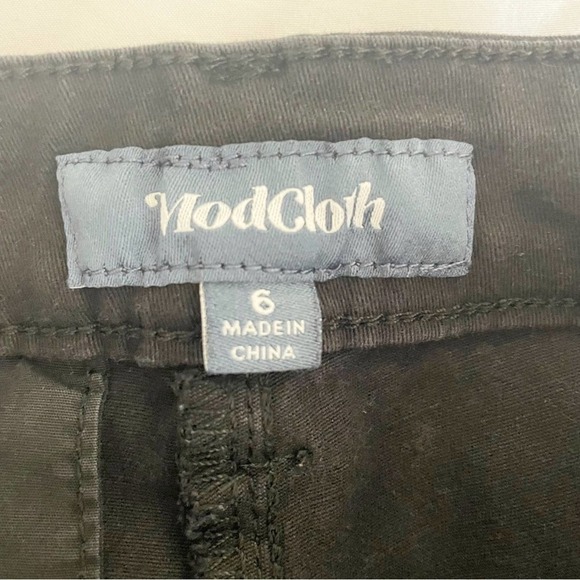MODCLOTH Black High Rise Skinny Slacks Size 6 - Picture 5 of 7